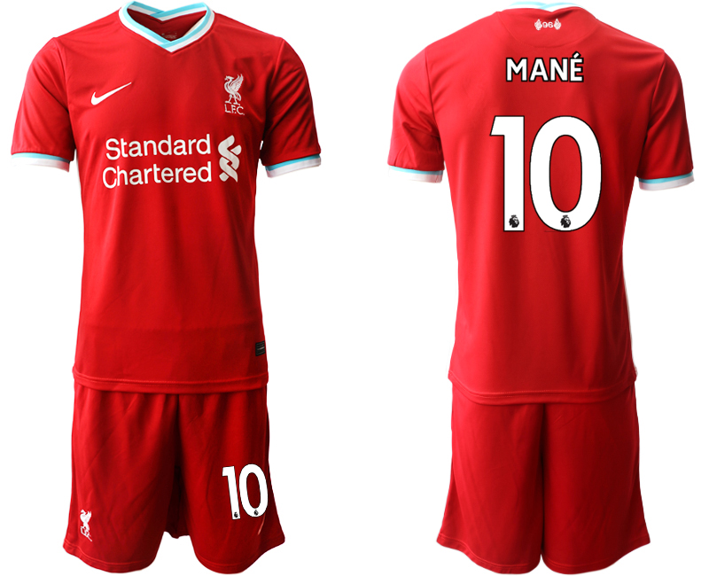 2020-21 Liverpool home 10# MANE soccer jerseys