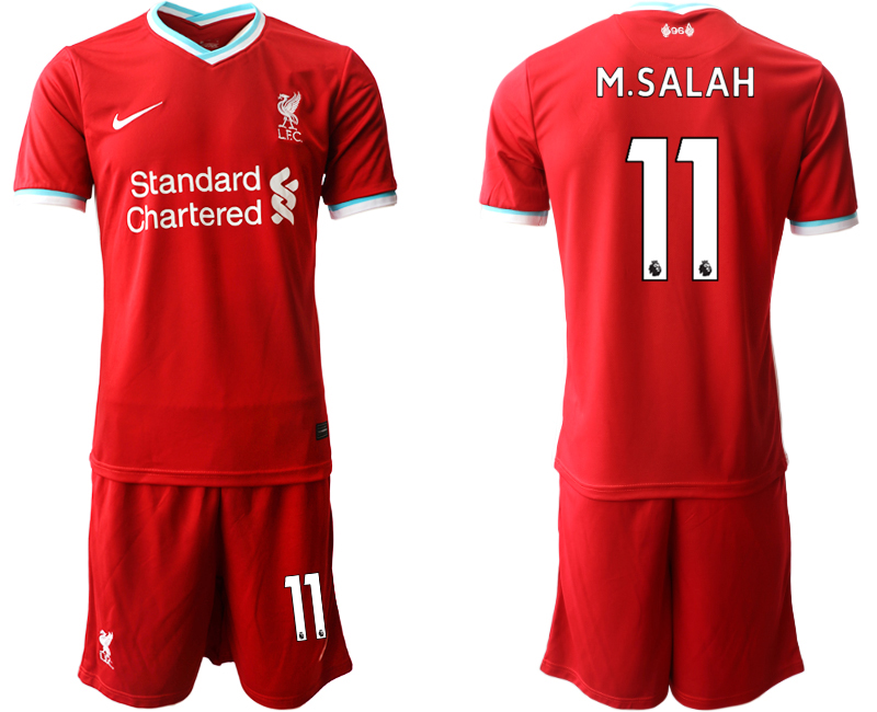 2020-21 Liverpool home 11# M.SALAH soccer jerseys