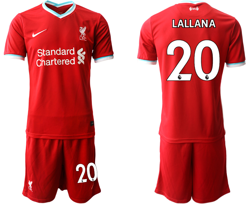 2020-21 Liverpool home 20# LALLANA soccer jerseys