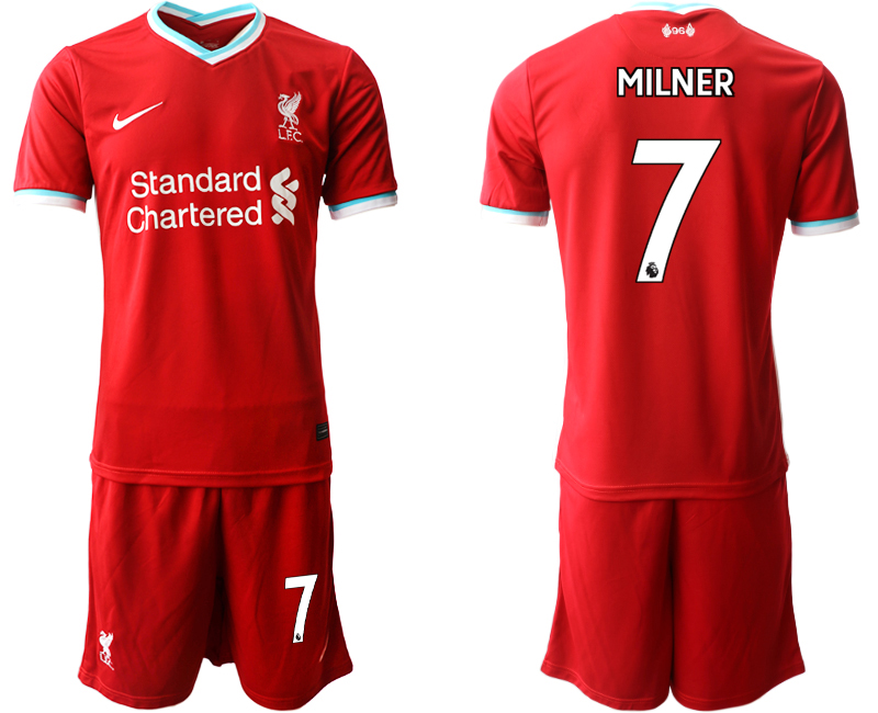 2020-21 Liverpool home 7# MILNER soccer jerseys