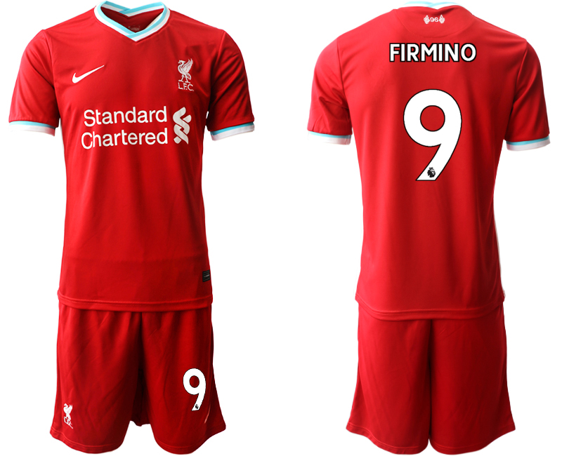 2020-21 Liverpool home 9# FIRMINO soccer jerseys