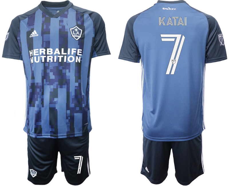 2020-21 Los Angeles Galaxy 7 KATAI Away Soccer Jersey