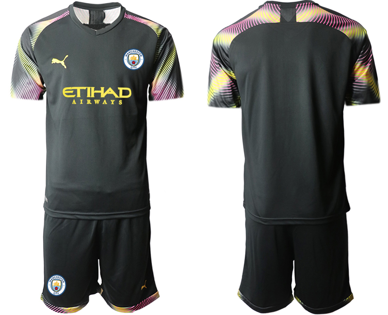 2020-21 Manchester City black goalkeeper soccer jerseys