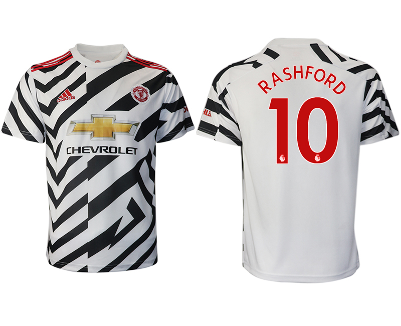 2020-21 Manchester United  away aaa version 10# RASHFORD soccer jerseys