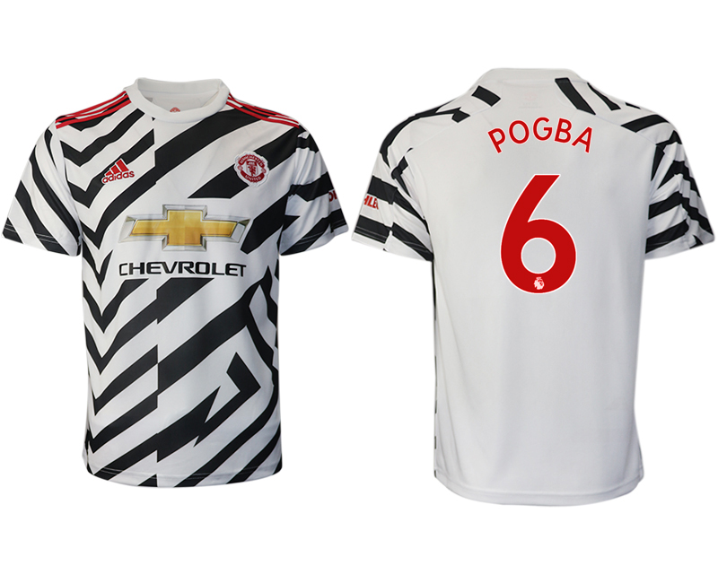 2020-21 Manchester United  away aaa version 6# POGBA soccer jerseys