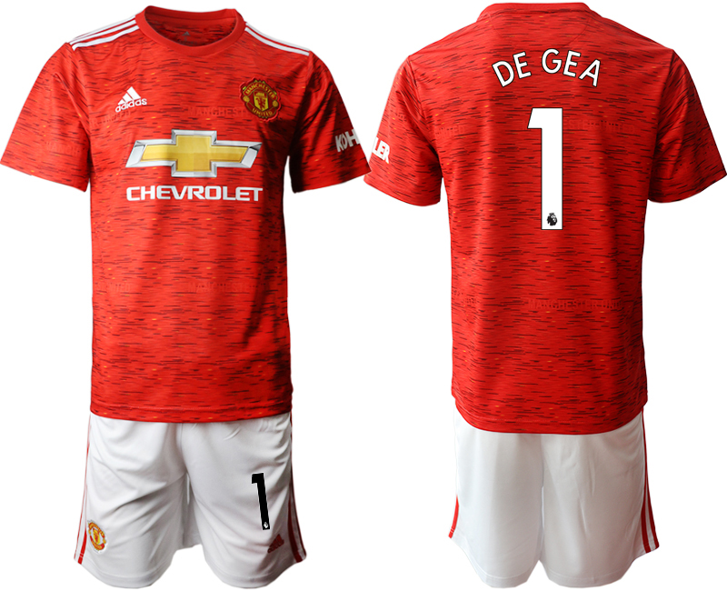 2020-21 Manchester United 1 DE GEA Home Soccer Jersey