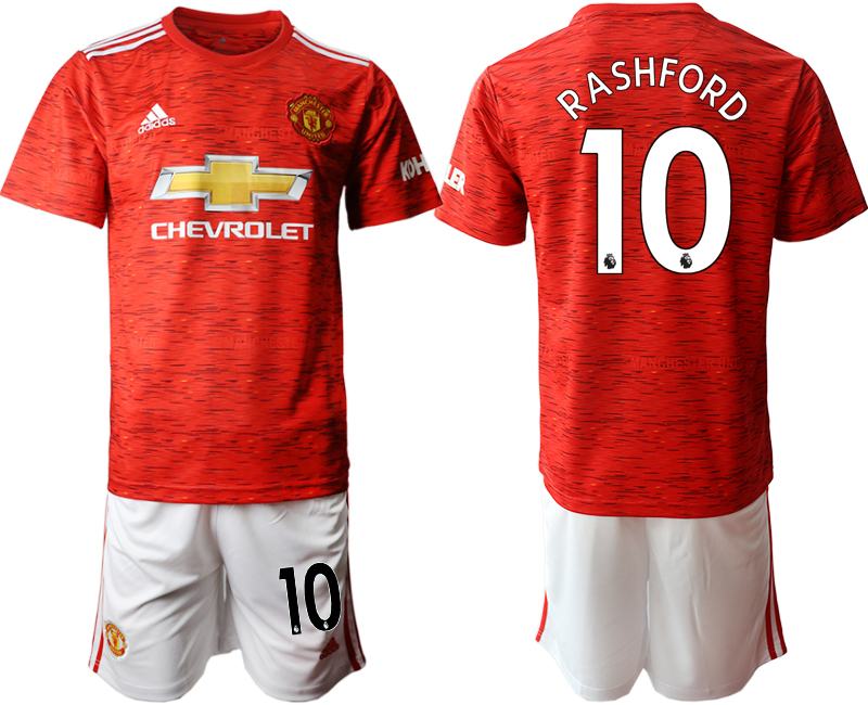 2020-21 Manchester United 10 RASHFORD Home Soccer Jersey