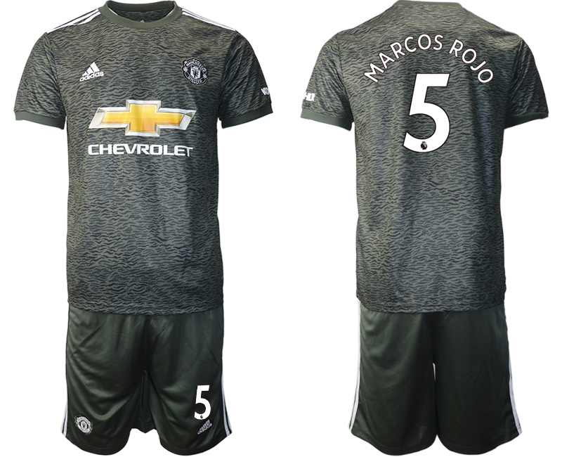 2020-21 Manchester United 5 MARCOS ROJO Away Soccer Jersey