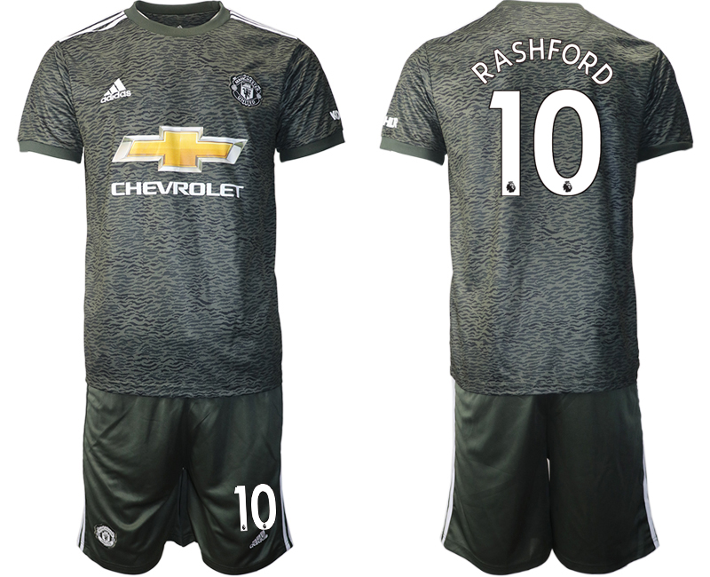 2020-21 Manchester United away 10# RASHFORD soccer jerseys