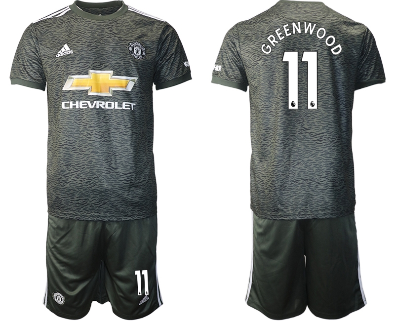 2020-21 Manchester United away 11# GREENWOOD soccer jerseys