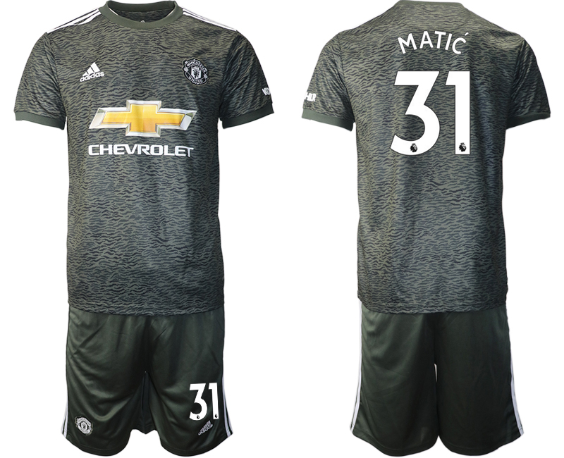 2020-21 Manchester United away 31# MATIC soccer jerseys