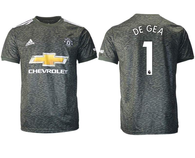 2020-21 Manchester United away aaa version 1# DE GEA soccer jerseys