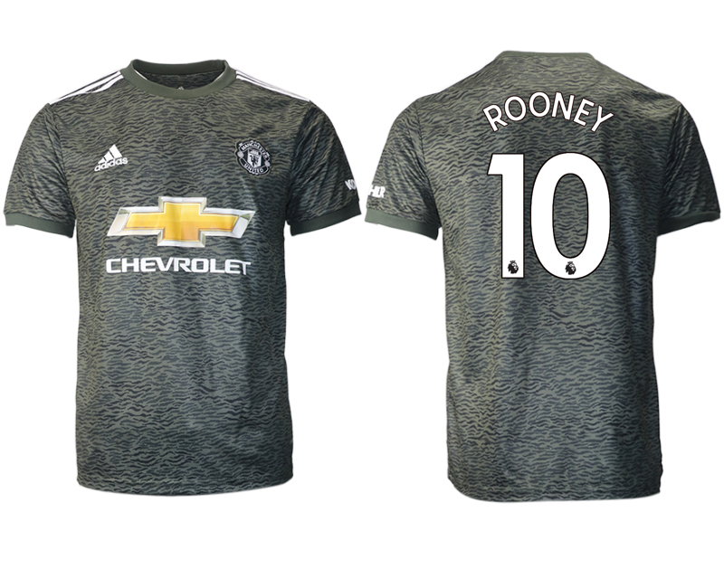 2020-21 Manchester United away aaa version 10# ROONEY soccer jerseys