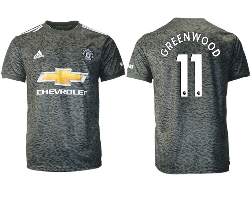 2020-21 Manchester United away aaa version 11# GREENWOOD soccer jerseys