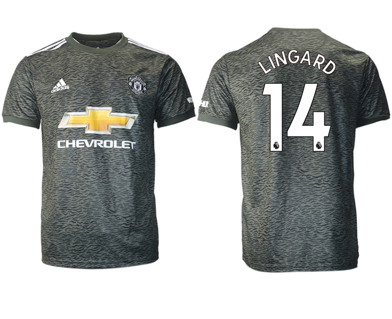 2020-21 Manchester United away aaa version 14# LINGARD soccer jerseys