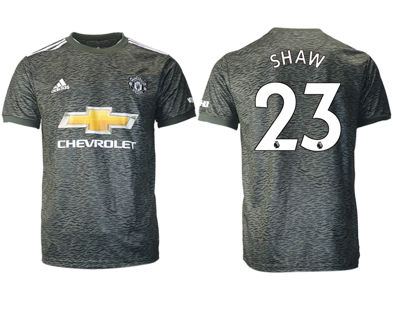 2020-21 Manchester United away aaa version 23# SHAW soccer jerseys