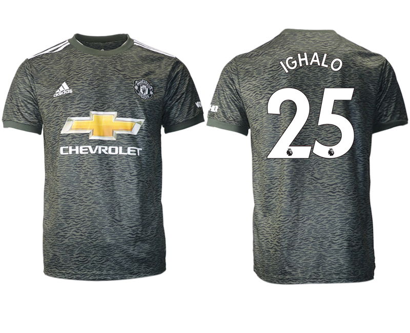 2020-21 Manchester United away aaa version 25# IGHALO soccer jerseys