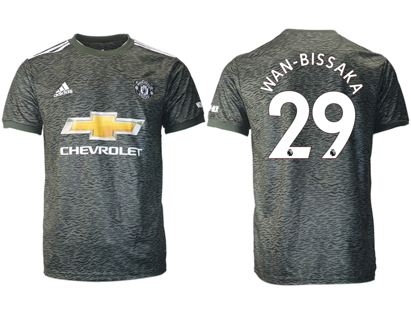 2020-21 Manchester United away aaa version 29# WAN-BISSAKA soccer jerseys