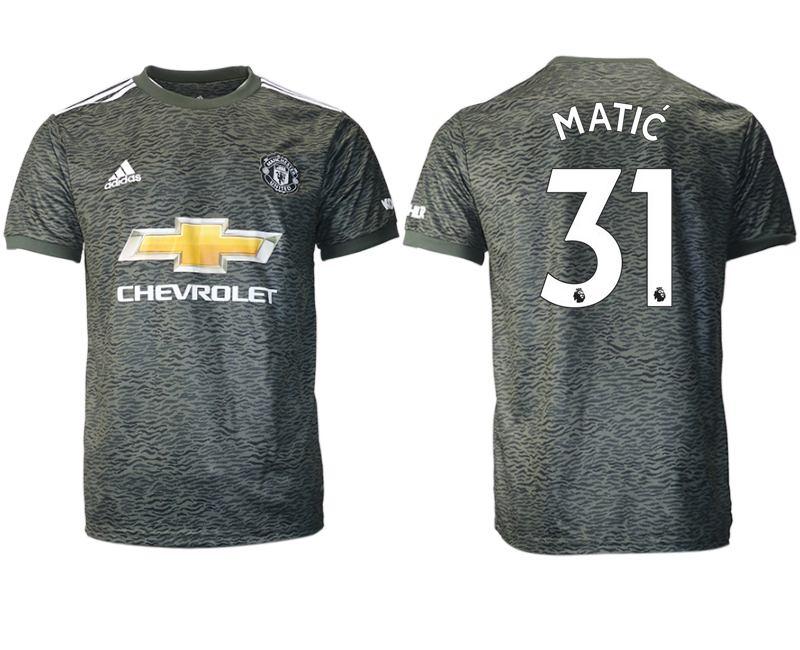 2020-21 Manchester United away aaa version 31# MATIC soccer jerseys