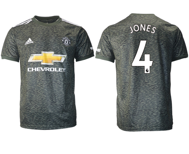 2020-21 Manchester United away aaa version 4# JONES soccer jerseys