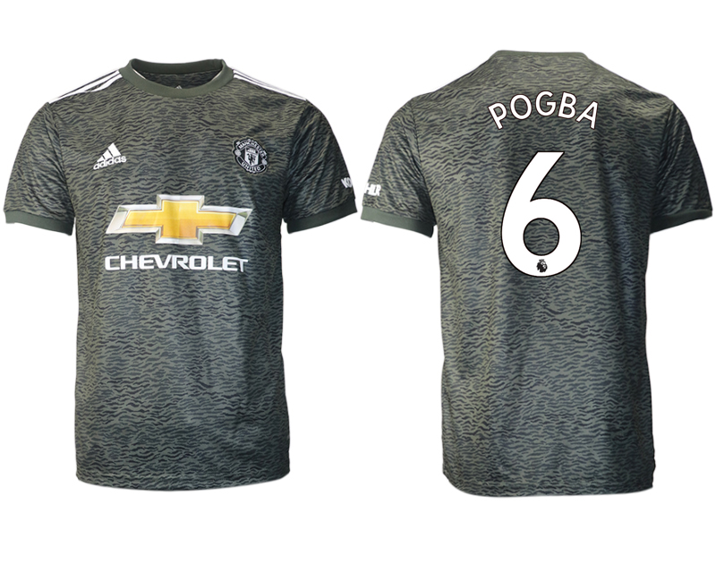 2020-21 Manchester United away aaa version 6# POGBA soccer jerseys