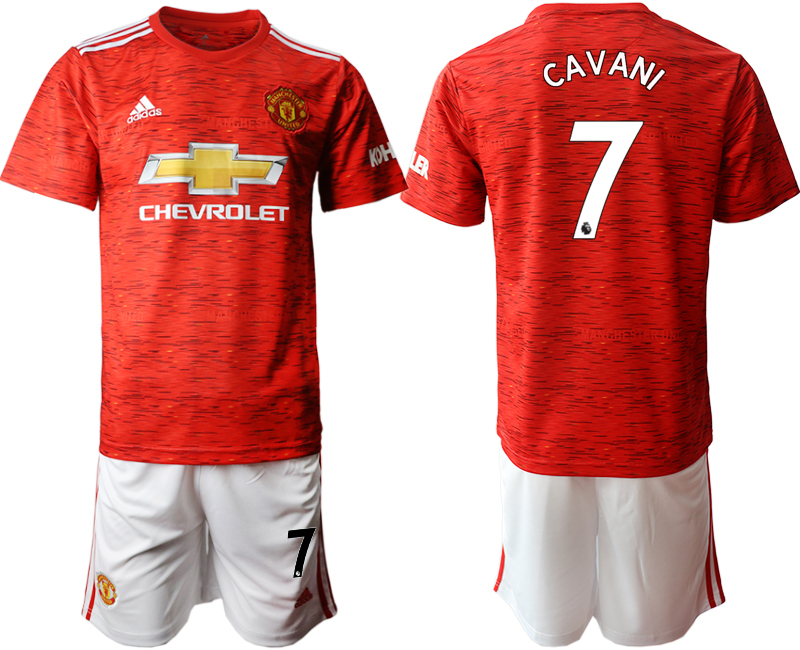 2020-21 Manchester United home 7# CAVANI soccer jerseys