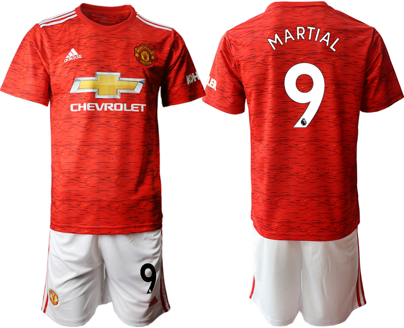 2020-21 Manchester United home 9# MARTIAL soccer jerseys