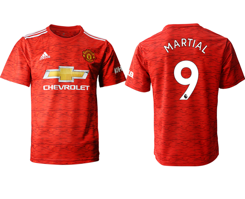 2020-21 Manchester United home aaa version 9# MARTIAL soccer jerseys