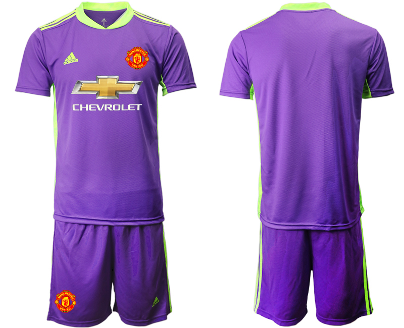 2020-21 Manchester United purple goalkeeper soccer jerseys