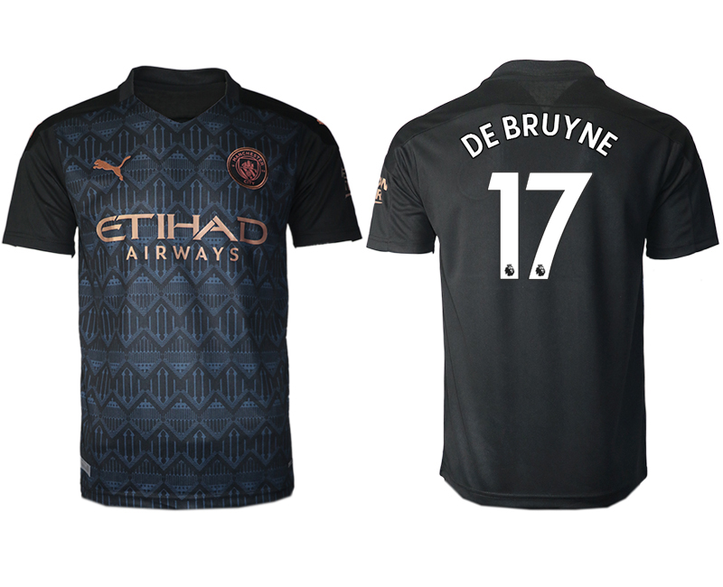 2020-21 Manchester city away aaa version 17# DE BRUYNE soccer jerseys