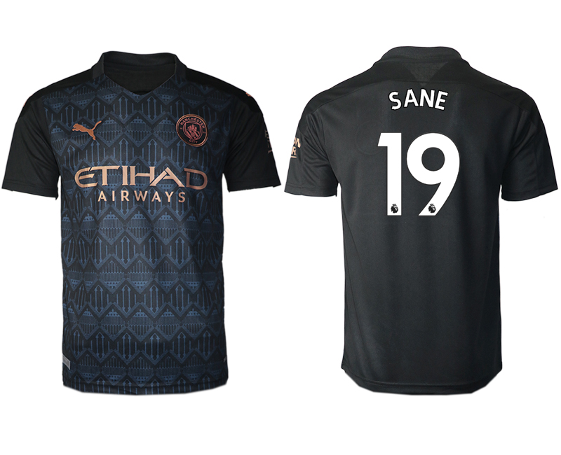 2020-21 Manchester city away aaa version 19# SANE soccer jerseys