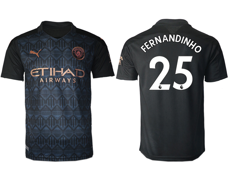 2020-21 Manchester city away aaa version 25# FERNANDINHO soccer jerseys