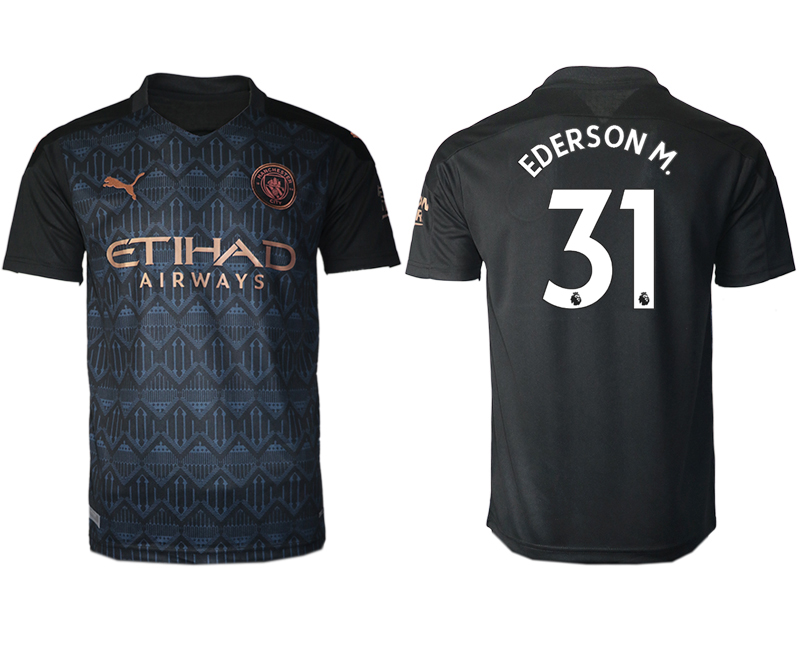 2020-21 Manchester city away aaa version 31# EDERSONM. soccer jerseys