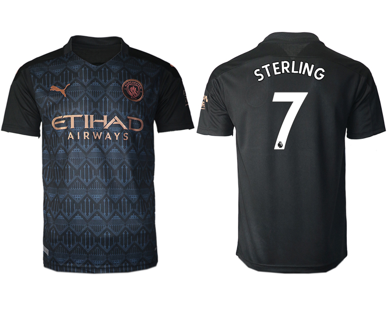 2020-21 Manchester city away aaa version 7# STERLING soccer jerseys