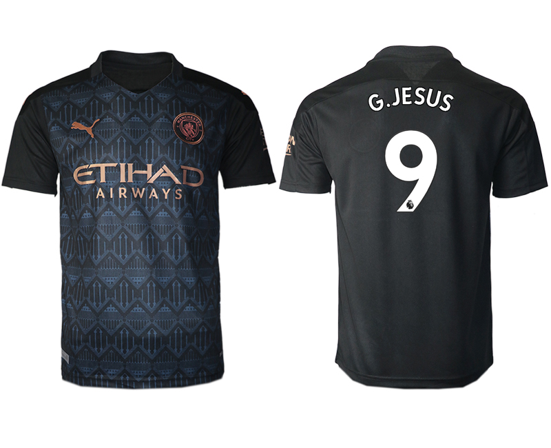 2020-21 Manchester city away aaa version 9# G.JESUS soccer jerseys