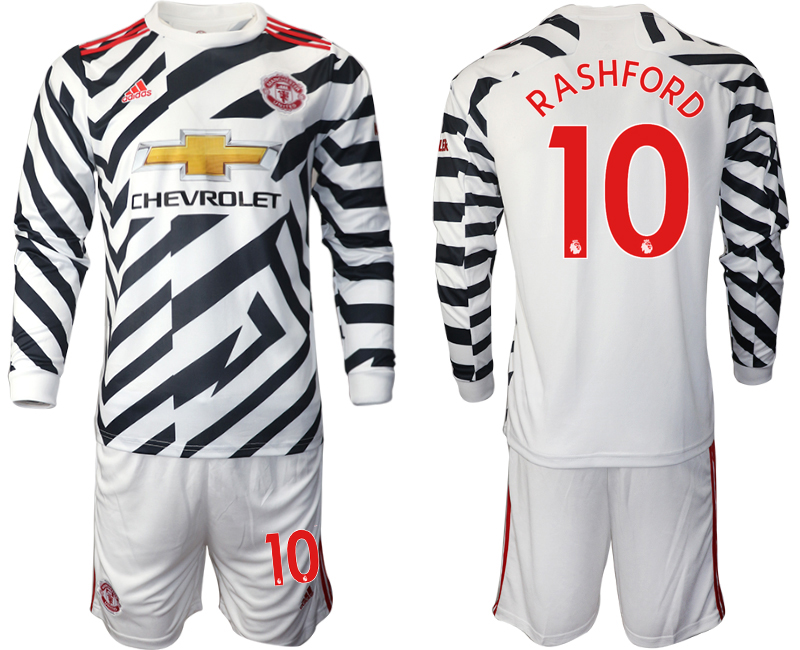 2020-21 Manchester united away  10# RASHFORD long sleeve soccer jerseys