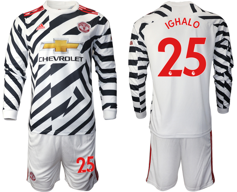 2020-21 Manchester united away  25# IGHALO long sleeve soccer jerseys