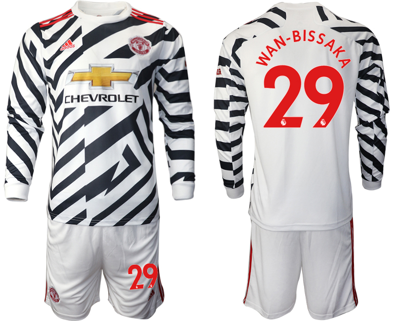 2020-21 Manchester united away  29# WAN-BISSAKA long sleeve soccer jerseys