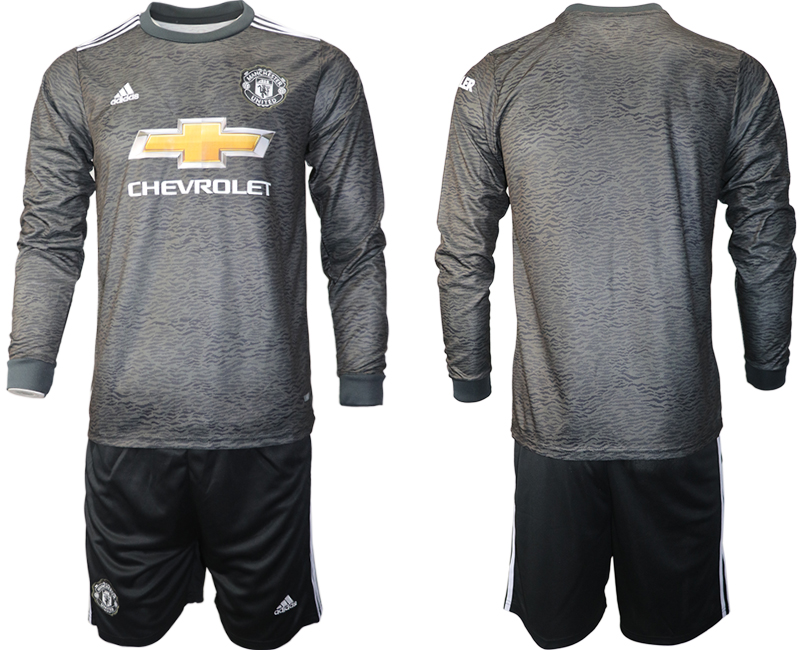 2020-21 Manchester united away long sleeve soccer jerseys