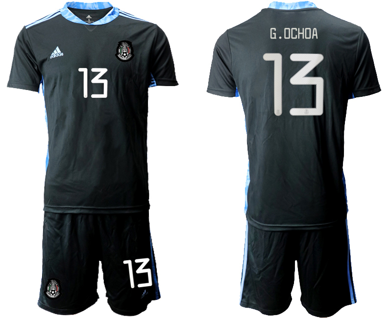 2020-21 Mexico black goalkeeper 13# G.OCHOA soccer jerseys