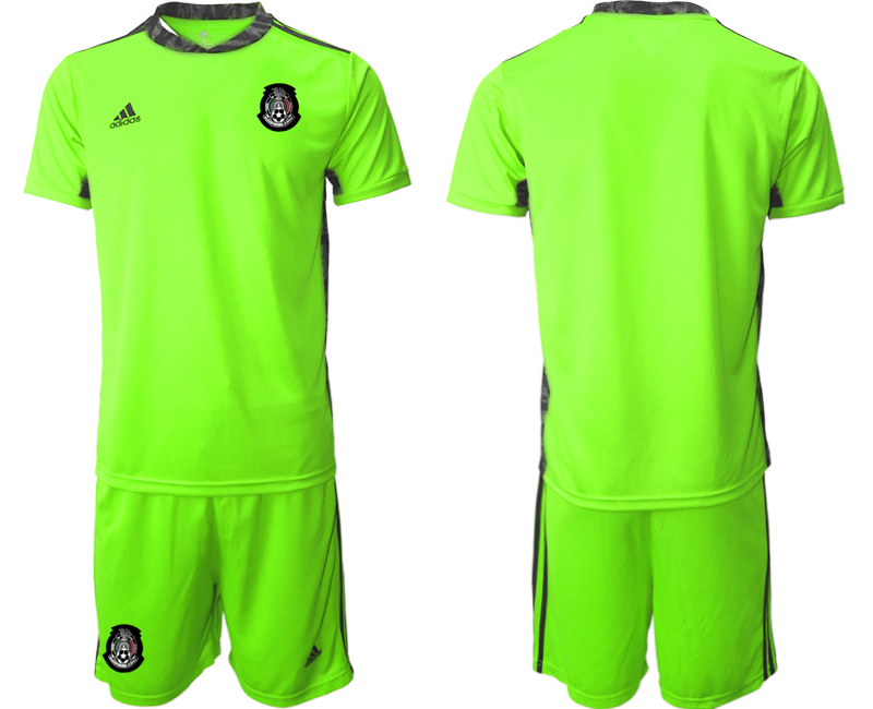 2020-21 Mexico fluorescent green goalkeeper soccer jerseys