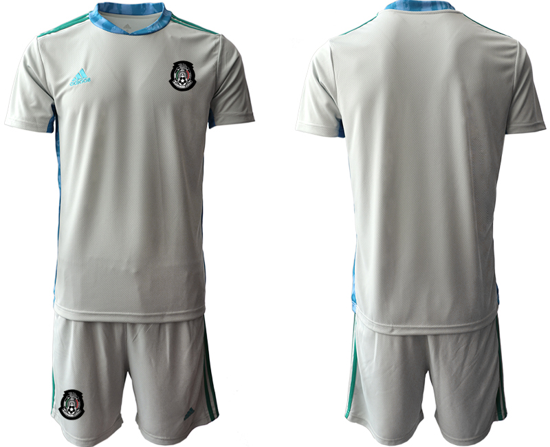 2020-21 Mexico gray goalkeeper soccer jerseys