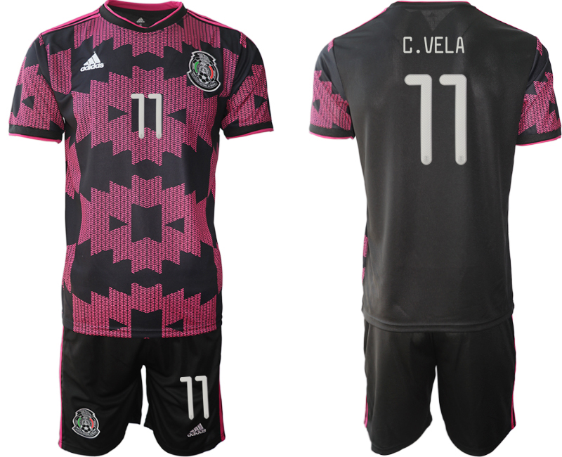 2020-21 Mexico home 11# C.VELA soccer jerseys