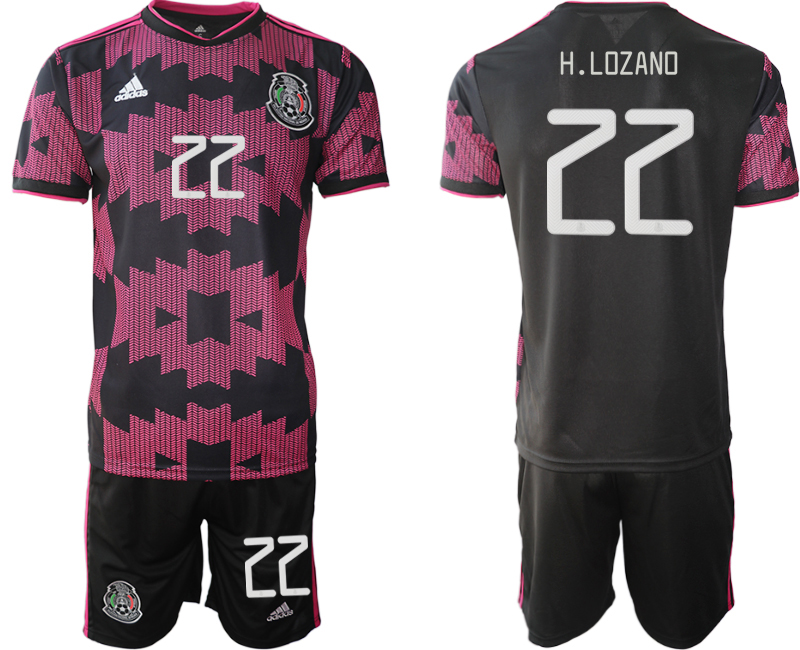 2020-21 Mexico home 22# H.LOZANO soccer jerseys