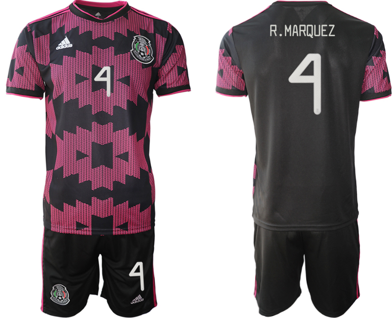 2020-21 Mexico home 4# R.MARQUEZ soccer jerseys