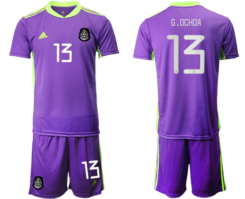 2020-21 Mexico purple goalkeeper 13# G.OCHOA soccer jerseys