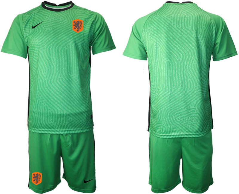 2020-21 Netherlands green goalkeeper soccer jerseys