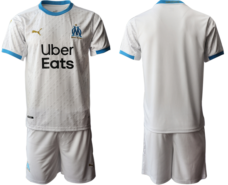 2020-21 Olympique De Marseille Home Soccer Jersey