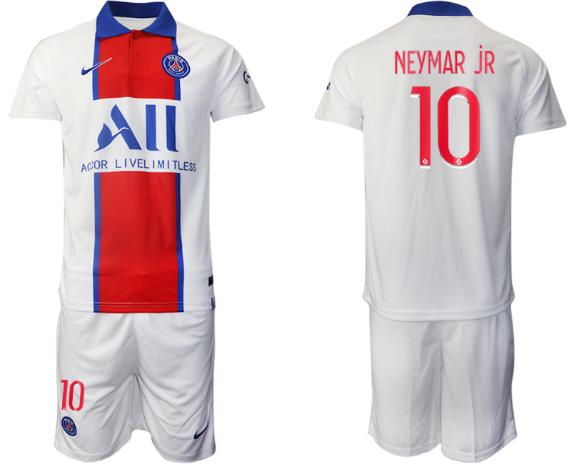 2020-21 Paris Saint-Germain 10 NEYMAR JR Away Soccer Jersey