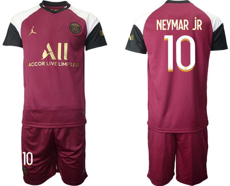 2020-21 Paris Saint Germain away  10# NEYMAR JR soccer jerseys